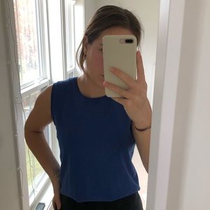 great condition royal blue knit sweater vest